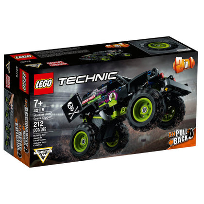 MONSTER JAM GRAVE DIGGER-TECHNIC 212PCS/BOX