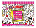 STICKER COLLECTION-PINK.. 10 THEMED PAGES W/500+ STICKERS