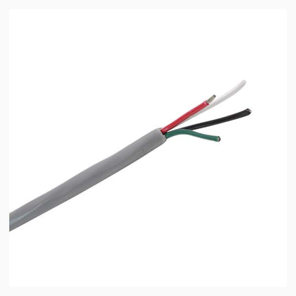 CABLE 4C 22AWG SOL UNSH 1000FT CM GREY