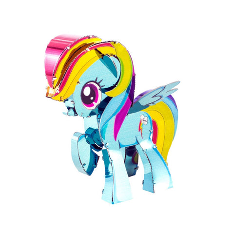 RAINBOW DASH METAL EARTH 3D LASER CUT MODEL