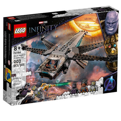 MARVEL BLACK PANTHER DRAGON FLYER 202PCS/KIT