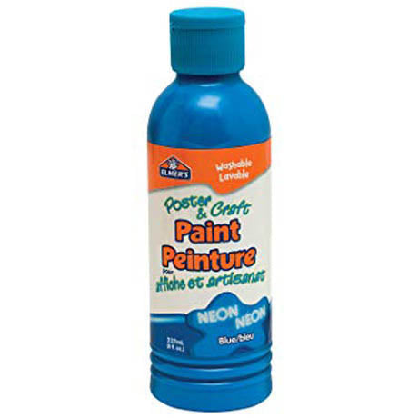 PAINT BLUE FOR CRAFT 237ML WASHABLE & NON-TOXIC