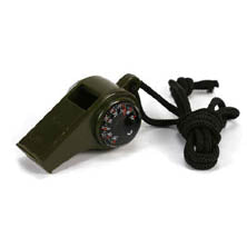 WHISTLE WITH COMPASS THERMOMETER GOOD FOR CAMPING