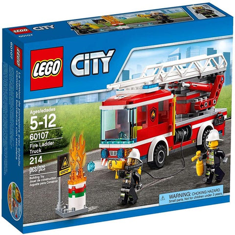 FIRE LADDER TRUCK-CITY 214PCS/SET