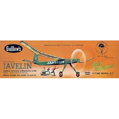 JAVELIN-RUBBER POWERED FLYER KIT 24 INCH WING SPAN