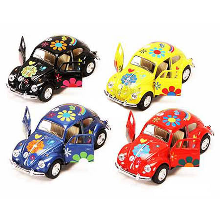 VOLKSWAGEN BEETLE PULL BACK ACTION ASSORTED COLOURS