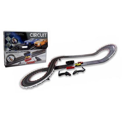 LITEHAWK CIRCUIT-BROOKLANDS CAR RACING WITH TRACK & WIRED REMOTE