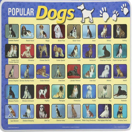 PLACEMAT POPULAR DOGS