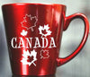 CANADA SOUVENIR RED MUG 12OZ