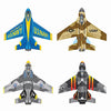 AIRPLANE MICROJET KITE 4.7IN WIDE MINI MYLAR ASSORTED JETS
