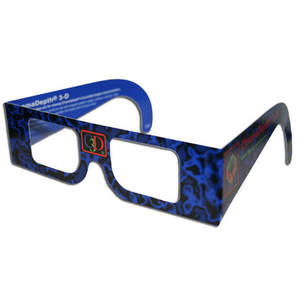 3D GLASSES CHROMA DEPTH HI DEFINITION BLUE