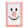 NIGHT LIGHT SWITCH HAPPY W/6 LED INCLUDES 3 AAA ASSORTED COLORS