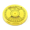 CALENDAR PERPETUAL SOLID BRASS