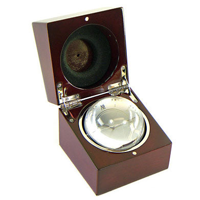 TABLE CLOCK W/MAP OF THE WORLD NEED SR927SW COIN BATTERY