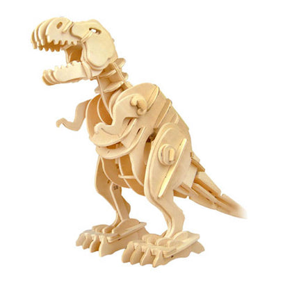 WALKING T-REX DINOBOTS SOUND CONTROL KIT WOODEN PUZZLE