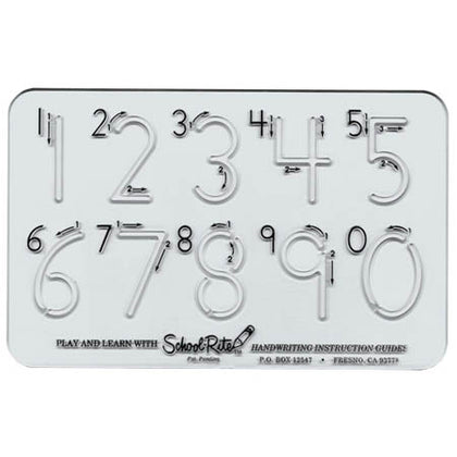 TEMPLATE FOR NUMBERS 0 TO 9 1.5IN