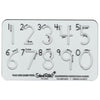 TEMPLATE FOR NUMBERS 0 TO 9 1.5IN