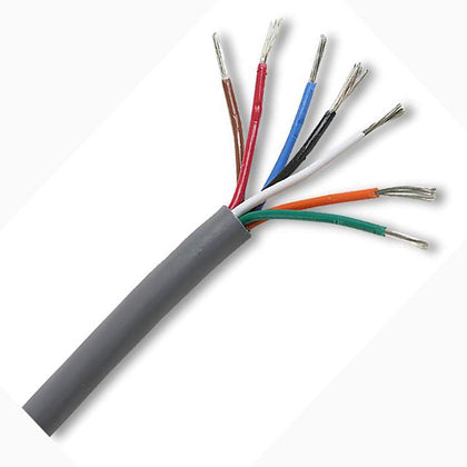 CABLE 7C 22AWG STR UNSH 150METER FT4 600V 105C GREY