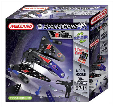 MECCANO SPACECHAOS-DARK PIRATES DRONE SHIP 30 PARTS 1 MODEL