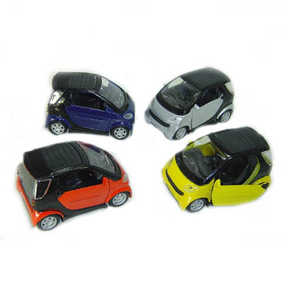 SMALL CAR PULL BACK 4 INCH ASSORTED COLOUR