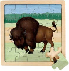 JIGSAW PUZZLE BISON 7.5X7.5 ASSORTED STYLES