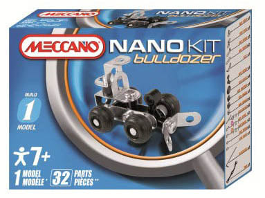 MECCANO NANO KITS-BULLDOZER 1 MODEL 32 PARTS