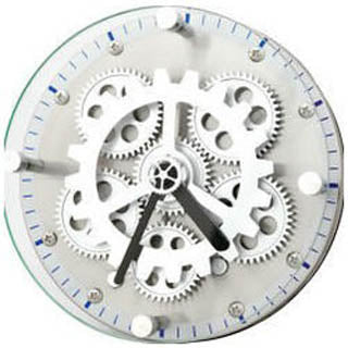 GEAR CLOCK SMALL ROUND- 6 INCH