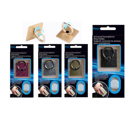 CELL PHONE RING HOLDER ASSORTED COLORS