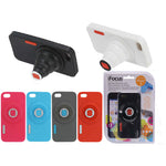 IPHONE5 CASE SILICONE WITH RETRACTABLE STAND ASSORTED COLOR