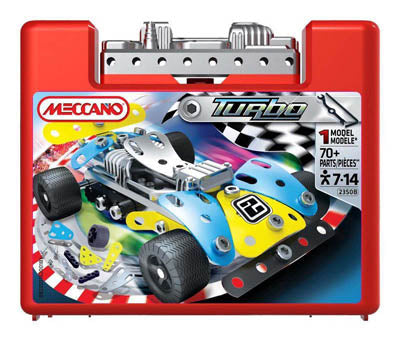MECCANO SMALL TURBO CARS 1 MODEL 70+ PARTS