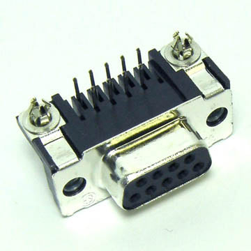 DB9F PCRA TIN SHORT FOOT WITH GROUND CLIP