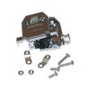 DB15 HOOD 2PC METALIZED PLASTIC