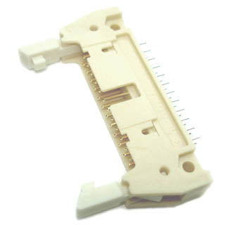 HDR SHRD LATCH 24 W/KEY PCST BEIGE