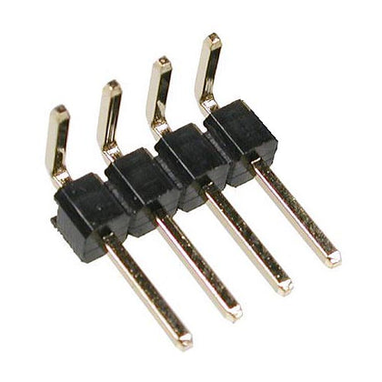 SIPHDR 2.5MM 4P BRRA 4/8 GOLD BLACK