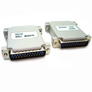 NULL MODEM ADAPTER DB25M/25M