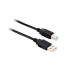 USB CABLE A-B MALE/MALE 10FT BLK VERSION 2.0