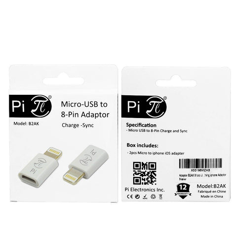 IPHONE ADAPTER 8P MALE TO MICRO USB B FEMALE FOR CHARGE-SYNC