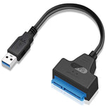 USB CABLE 3.0 A MALE TO SATA DATA & POWER COMBO 7IN
