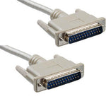 SERIAL CABLE DB25M/M 10FT STRAIGHT