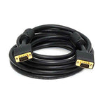 VGA CABLE DBHD15M/M 35FT IN-WALL BLACK GOLD PLATED