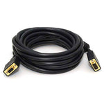 VGA EXT CABLE DBHD15M/F 50FT IN-WALL BLACK GOLD PLATED