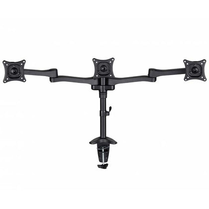 MONITOR DESKMOUNT 13-27IN TRIPLE 5KG LOAD/SCREEN TILT/SWIVEL