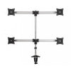 MONITOR DESKMOUNT UPTO 35IN QUAD 9KG LOAD/SCREEN 360DEG TILT BLK
