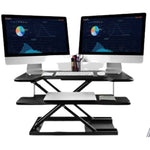 MONITOR DESK ADJUSTABLE 31.7IN ONE TOUCH SIT-STAND LOAD 22LBS