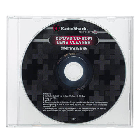 CD/DVD/CD-ROM LENS CLEANER WITH BRUSH