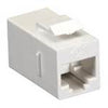 KEYSTONE COUPLER CAT5E WHT JK-JK