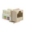 KEYSTONE JACK CAT6 WHT 110 90 DGREE BEIGE COLOR