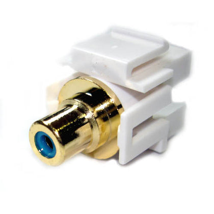 KEYSTONE COUPLER RCA BLU JK-JK