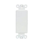 WALL PLATE DECORA INSERT BLANK WHITE