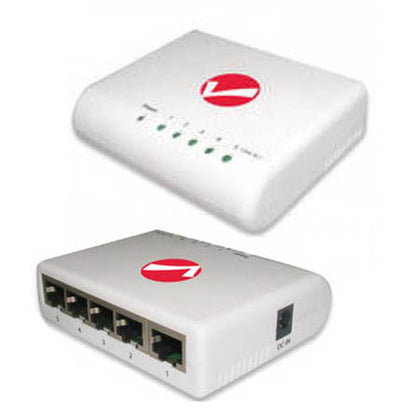 ETHERNET SWITCH 5PORT 10/100BASE